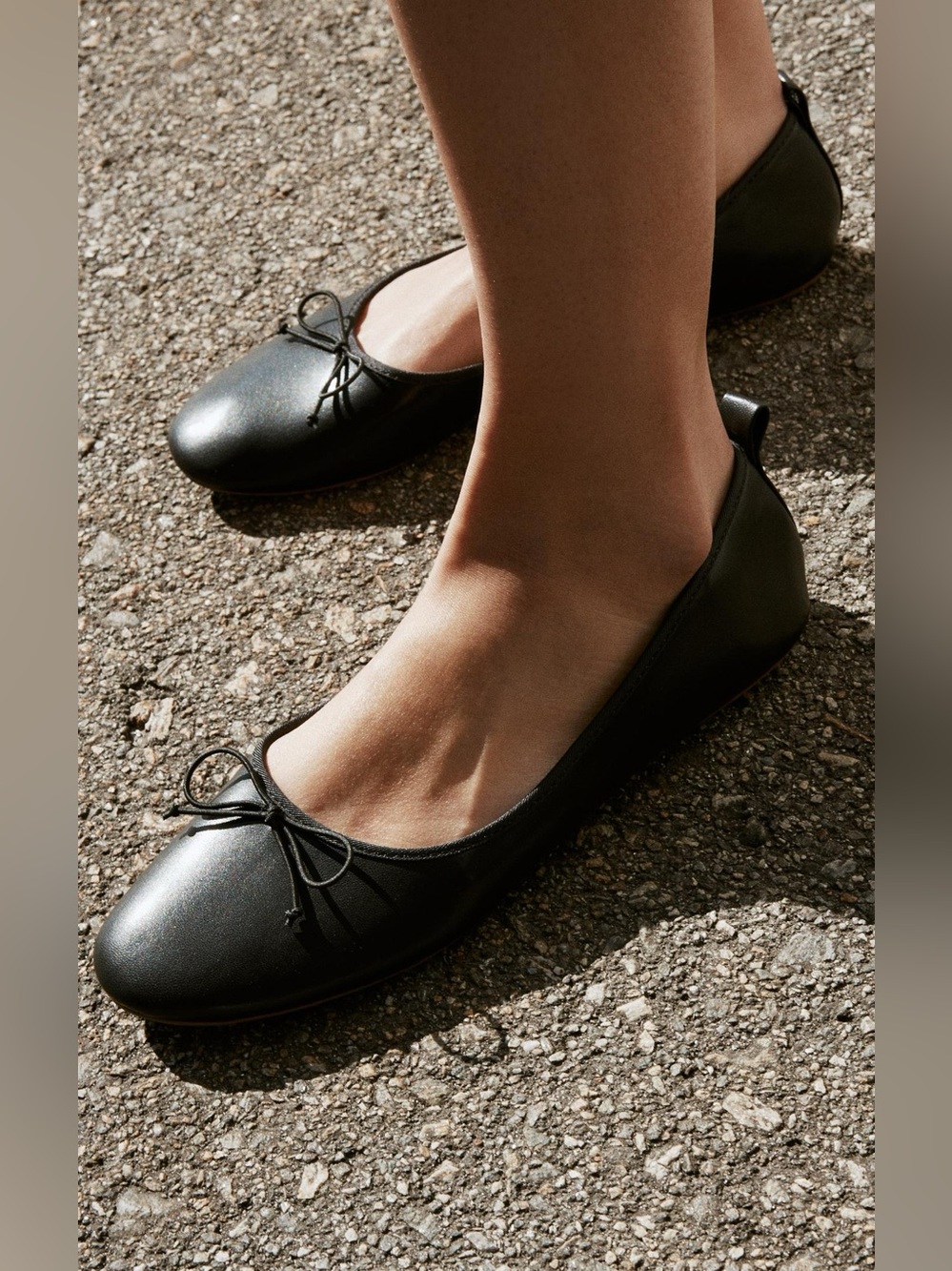 ZARA bow ballet flats (Sz 37)
